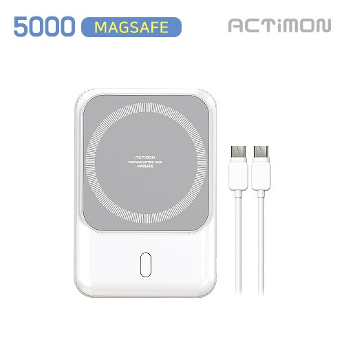 엑티몬 맥세이프 5000mAh 보조배터리 (CtoC 케이블 포함 ) /MON-MAGSAFE-5000 