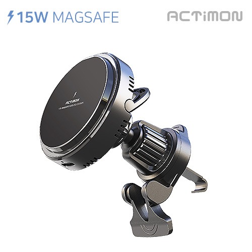 엑티몬 15W 맥세이프 차량용 무선충전기 (C-TYPE) / MON-MAGSAFE-CWC 