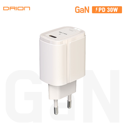 드리온 GaN 지원 PD 30W  초고속 가정용 충전기(케이블 미포함)/DR-PD30W-HC4 
