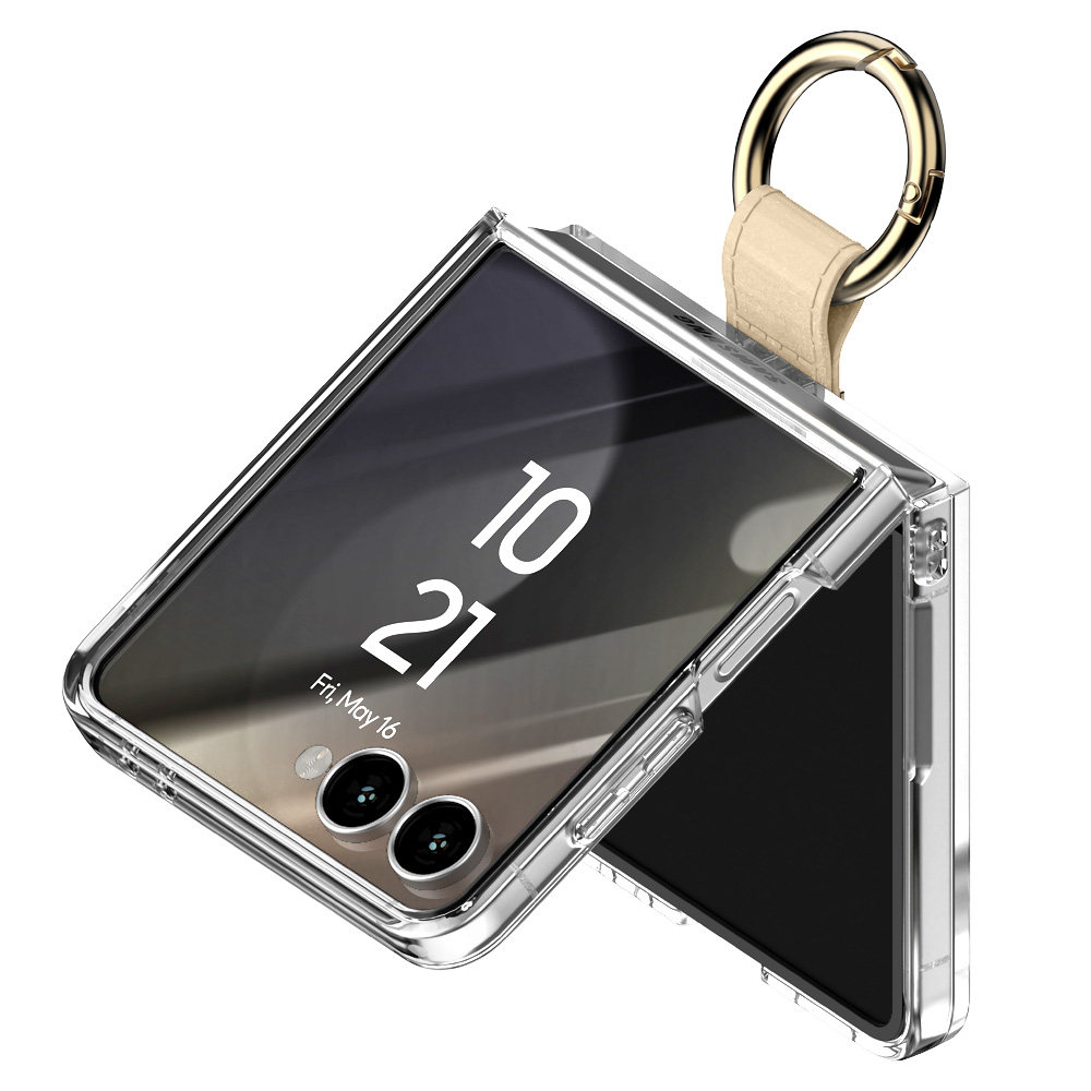 머큐리 구스페리 골든벨 클리어 케이스 갤럭시Z플립7(F766)