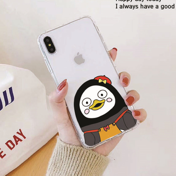 펭수케릭터디자인 젤리케이스 아이폰8+ / 아이폰7+(5.5) (온라인판매금지)