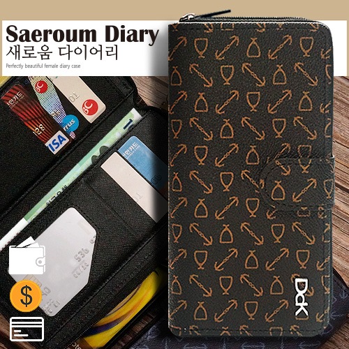 새로움 지퍼 다이어리 케이스 갤럭시퀀텀6 A56 5G(A566)